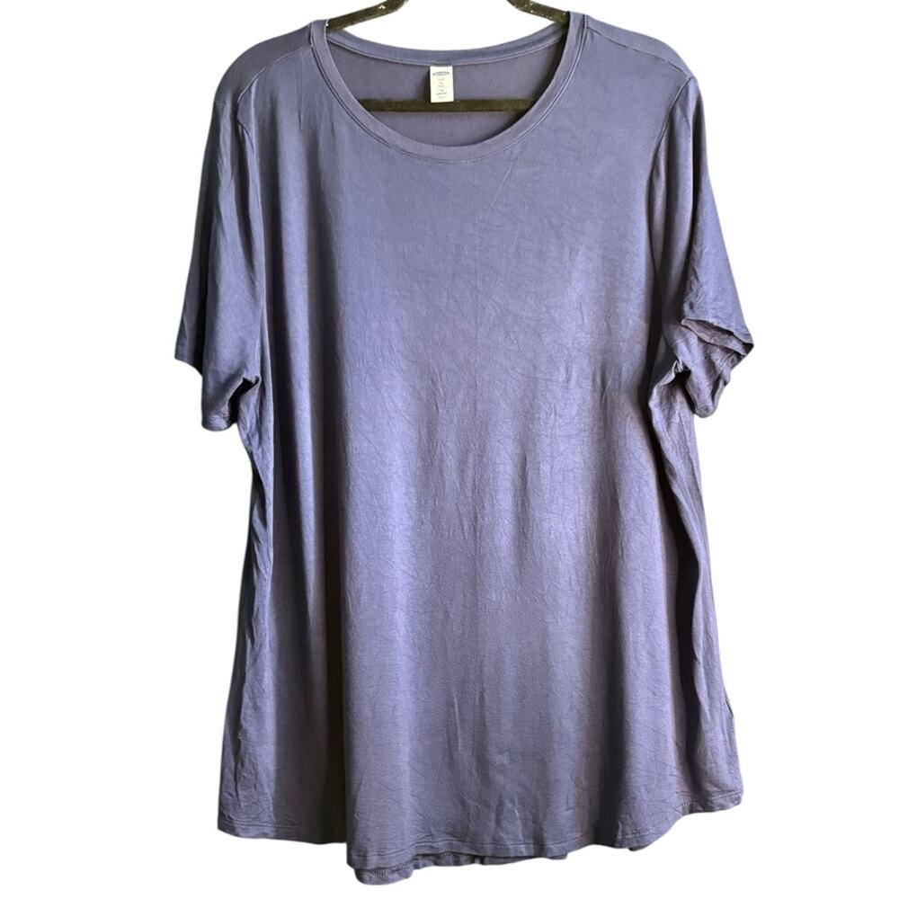 Old Navy Luxe Relaxed Blue Short Sleeve Tee XL tall